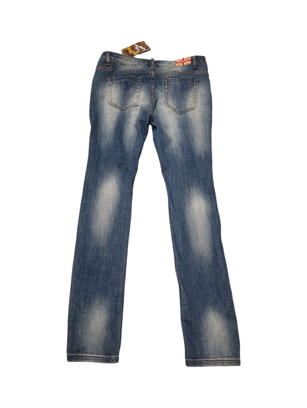 Machine Skinny Ripped Jeans - Blue - Picture 3 of 10